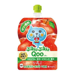 コカコーラ ミニッツメイドぷるんぷるんQooりんご 125gパウチ×30本北海道、沖縄、離島は送料無料対象外［送料無料］【2?3営業日以内に出荷】