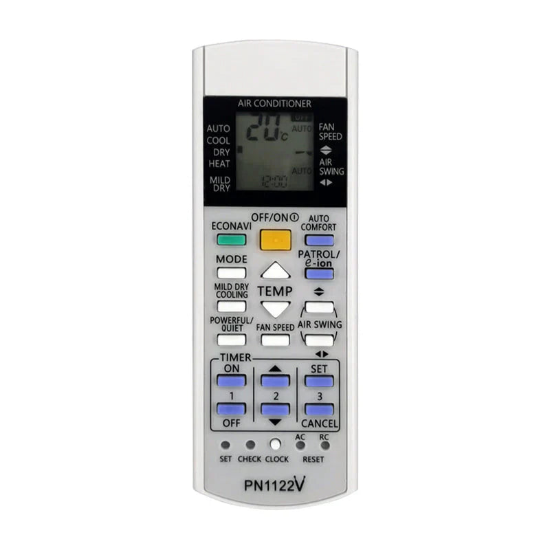 リモコンスタンド1個付属 Panasonic エアコン用 リモコン 互換 汎用 設定不要 パナソニック Eolia エオリア ナノイーX 対応 代用 予備 スペア 買い替え