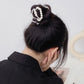 (ホワイト)パール 蝶々クリップ 2WAY ヘアアクセサリー ヘアアレンジ 髪飾り ウェディング 結婚式 二次会