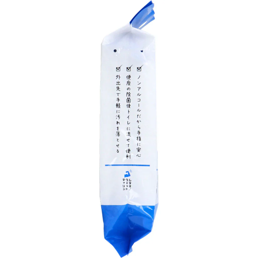 iiもの本舗 なんでもふける無敵シート ムテキノウェットティシュ トイレに流せる 除菌 ノンアルコール 無香料 厚手シート 10枚 3個入り X16パック