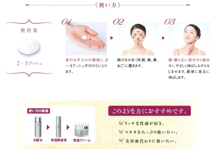 馬油プラセンタ化粧品 コウネ エキストラリッチ〈初回限定〉トライアルサンプルセットをプレゼント★　美容液　保湿　潤い　乾燥　スキンケア