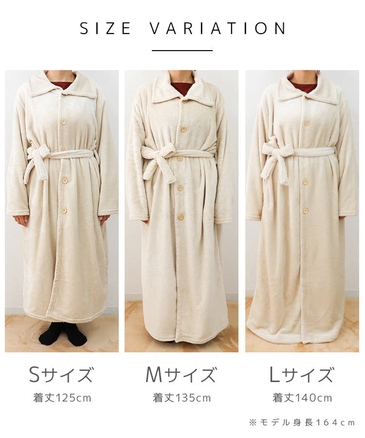 【Sサイズ】【アイボリー】着る毛布 ルームウェア S M Lサイズ 毛布 あったかグッズ ルームウェア 冬 もこもこ パジャマ レディース かわいい メンズ ロング ショート マタニティ ナイトウェア ブランケット 部屋着 おしゃれ 可愛い 秋冬