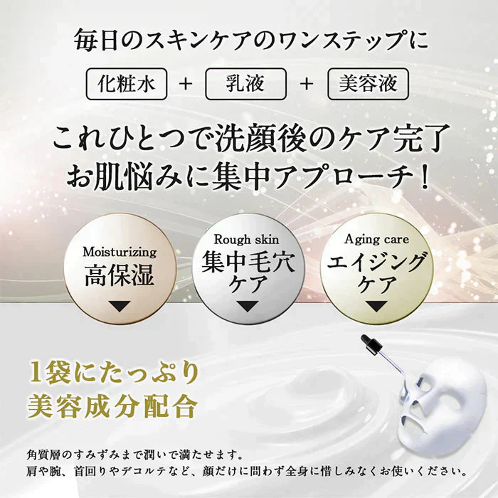【オトクな2種セット】CICA ビタミンC誘導体 各10枚×2 シートマスク フェイスマスク シートパック フェイスパック 毛穴ケア 保湿 くすみ トーンアップ 肌荒れ ニキビ 赤み ハリツヤ / 乾燥肌 敏感肌 混合肌 / オールインワン 化粧水＋乳液＋美容液
