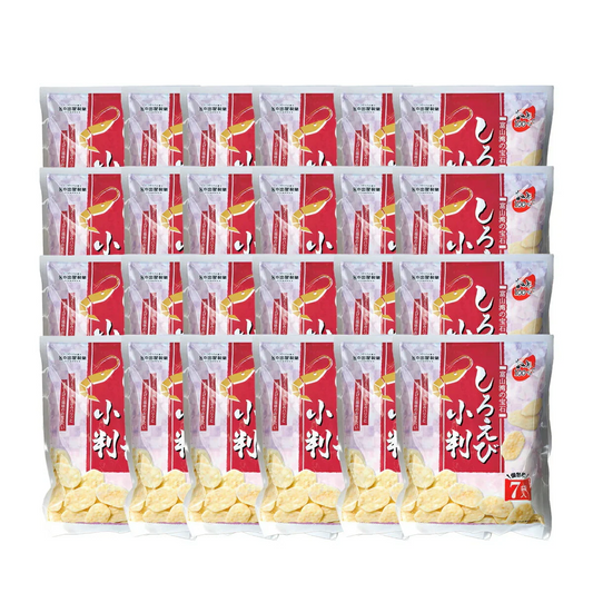 【送料無料】日の出屋製菓しろえび小判 【13g×7袋入】×24個お菓子 おせんべい おかき 富山県 お土産 おやつ