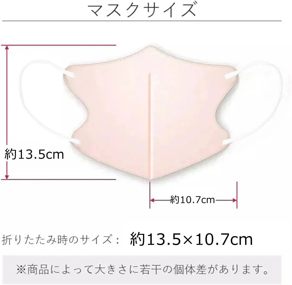 【アイボリー 送料無料】マスク 20枚 立体マスク 3D立体 息がしやすい 3層フィルター 男女兼用 不織布 着用快適 小顔効果 通気性 送料無料