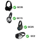 ボーズ QC35 QC15 QC25 QC2 イヤーパッド 交換 BOSE ブラック