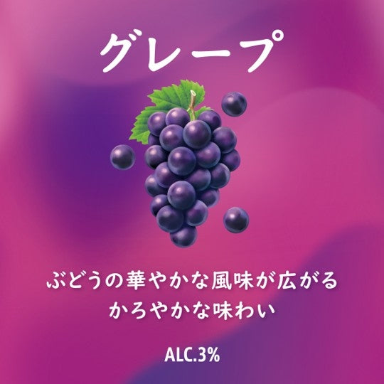 【送料無料】サントリー ほろよい ぶどう 350ml×3ケース/72本