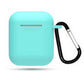 airpods1 蓄光 airpods2 対応 エアーポッズ エアポッツ 1/2 ケース カバー シリコン かわいい キズ防止 耐衝撃 全面保護 紛失防止 8色あり
