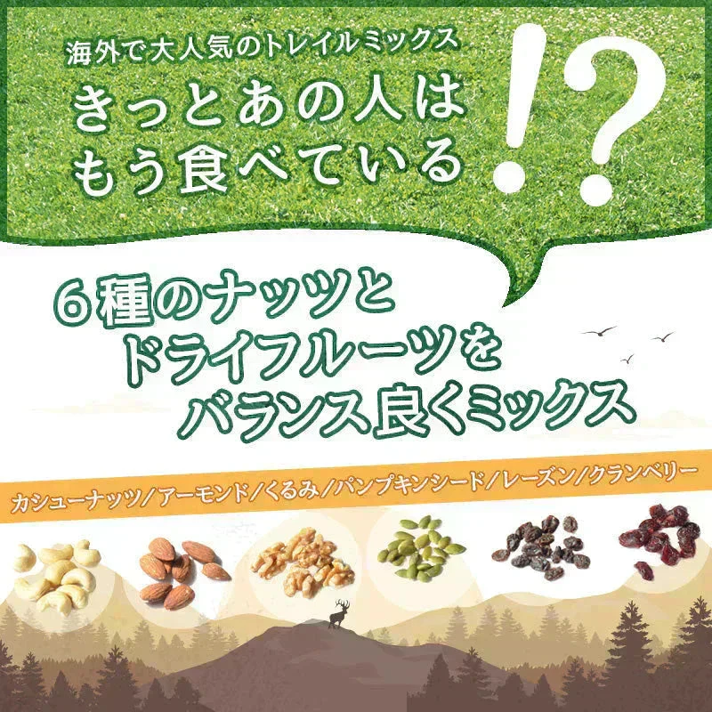 旅する＜トレイルミックス300gナッツ＞（6種） ドライフルーツ 素焼き