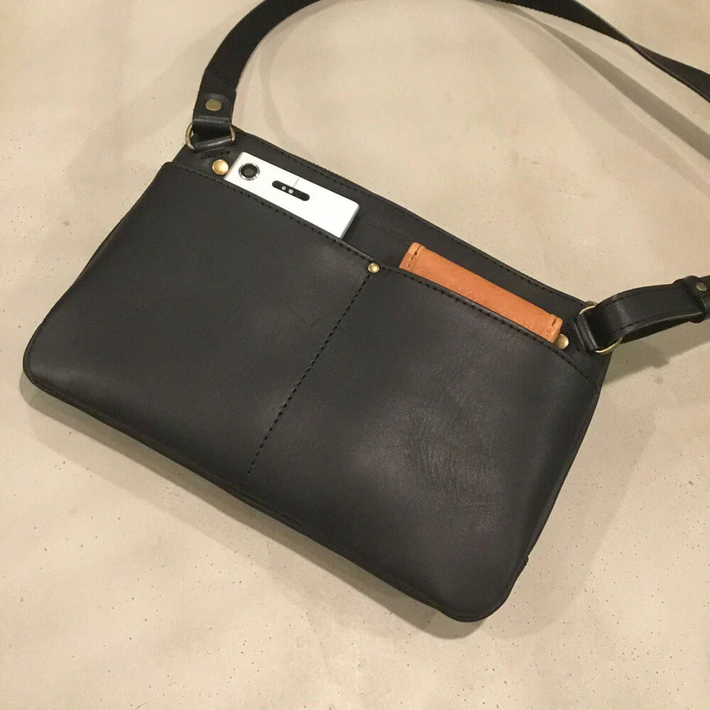 【alto.】スマートショルダーバッグ／サコッシュ（Ｓ）AKEB-3102（ブラック）【送料込み】【ひょうご・神戸オンライン物産展】