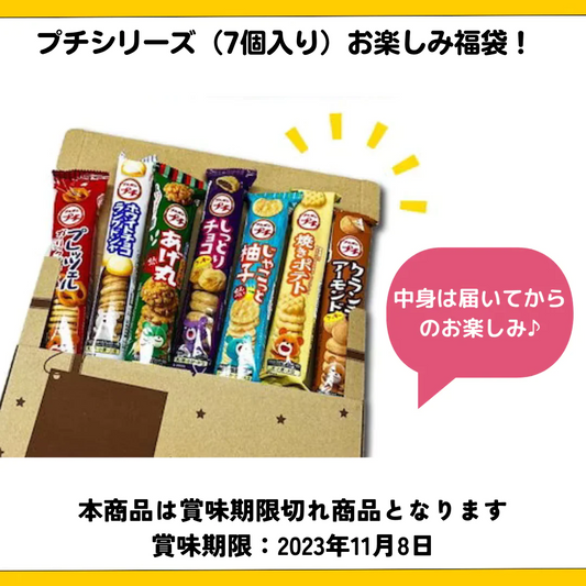 【賞味期限切れ】ブルボン プチシリーズ（7個入り）お楽しみ福袋！（賞味期限：2023年11月8日）