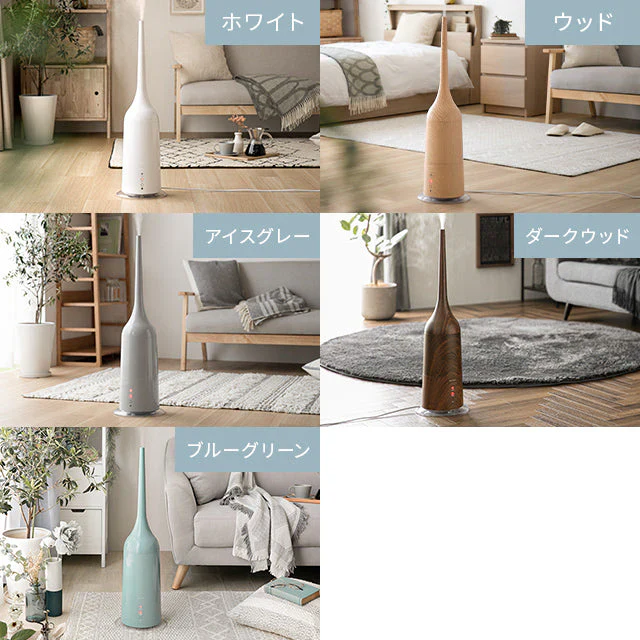 （ホワイト）ハイブリッド加湿器 2WAY  タワー型【1年保証】