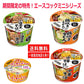 決算特価 エースコック 72個 ミニサイズカップ麺 鶏炊きうどん 小海老天そば 中華そば ワンタンメン お取り寄せ日本 北海道産花咲ガニだし 富山県産白エビだし 宮崎県産霧島黒豚だし