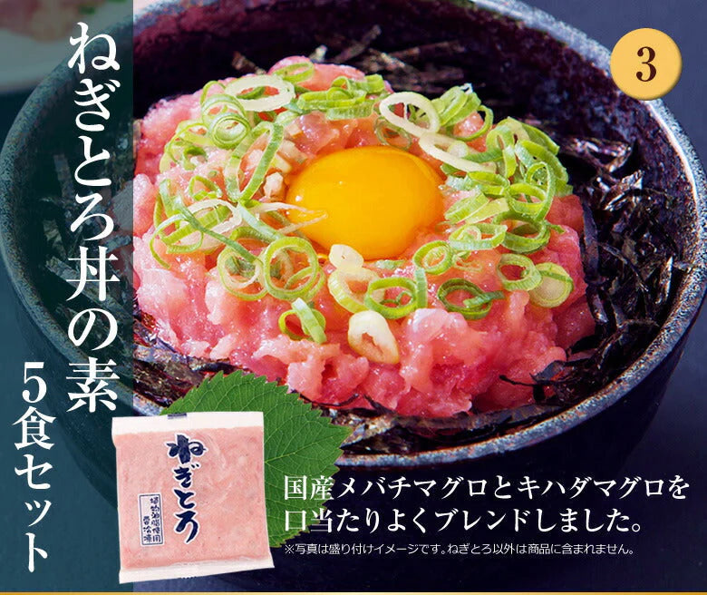 【超得ハイパーSALE】海鮮丼 お試しセット計5食