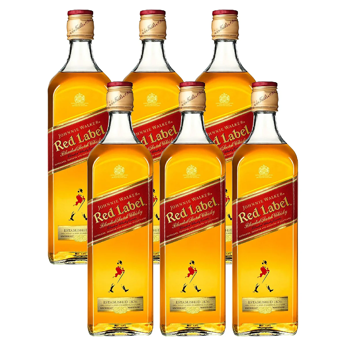 【送料無料】ウィスキー キリン ジョニーウォーカー レッドラベル 1000ml 1L×6本【ジョニ赤】【北海道・沖縄県・東北・四国・九州地方は必ず送料が掛かります】