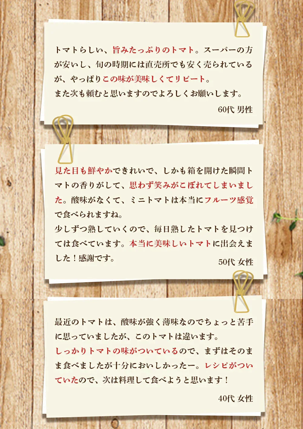 送料無料　ソムリエミニ トマト プラチナ100gとダイヤ100gの食べ比べセット
