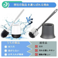 即納商品 ブラック トイレブラシ トイレ掃除 掃除ブラシ 大掃除 柔らかい地面式 収納ケース付き コンパクト TPR材質 傷つけない 衛生用品 （ブラック）