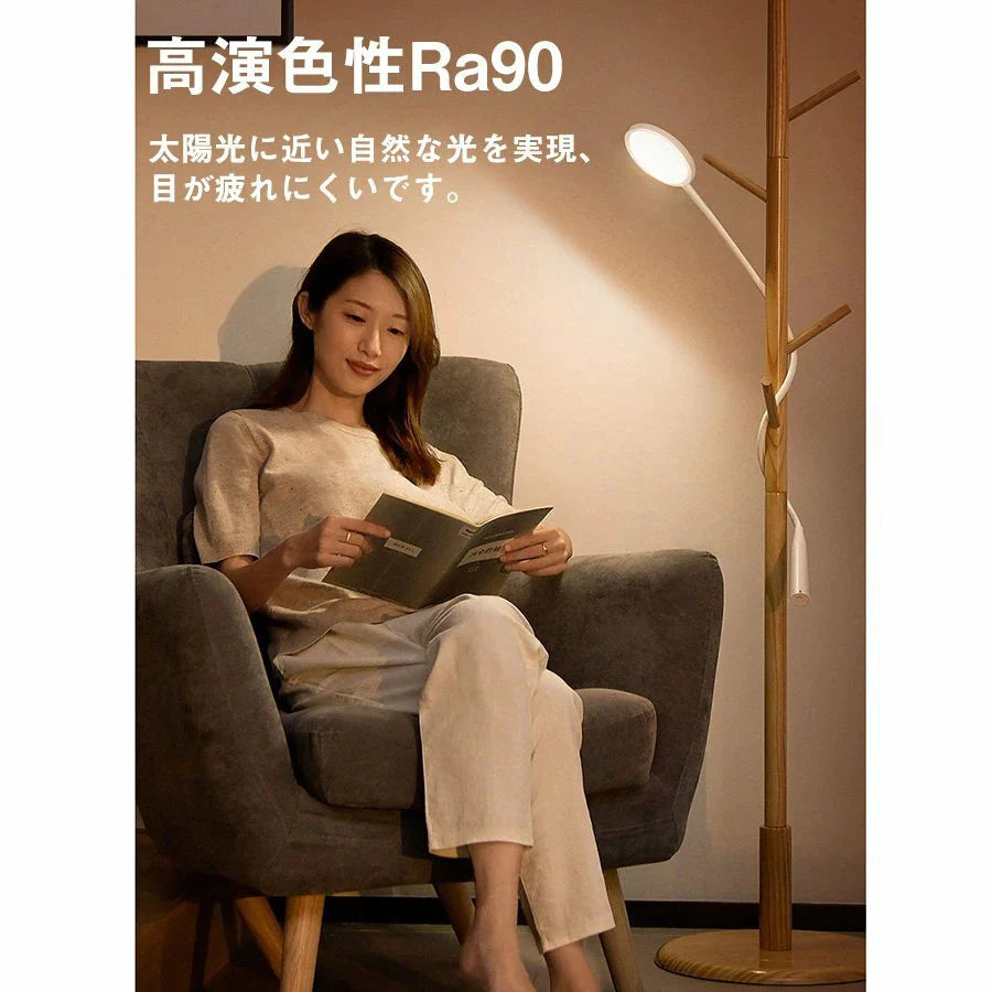 LEDデスクライト 明るい おしゃれ Baseus卓上スタンド角度自由調整　無段階調光　目に優しい 勉強机 学習机 読書灯 電気スタンド スマホ充電 w036