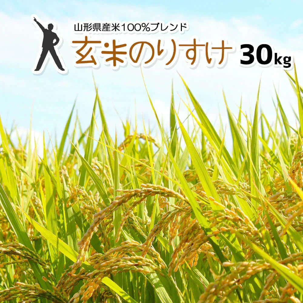 玄米 30kg 玄米のりすけ 国内産 送料無料 玄米30キロ こめ コメ お米 お米30kg お米30キロ