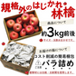 【12月上旬-下旬頃ご注文受付順次】訳ありりんご サンふじ 約3kg バラ詰め 山形産 林檎 リンゴ ふじ フジ 訳あり サイズ混合