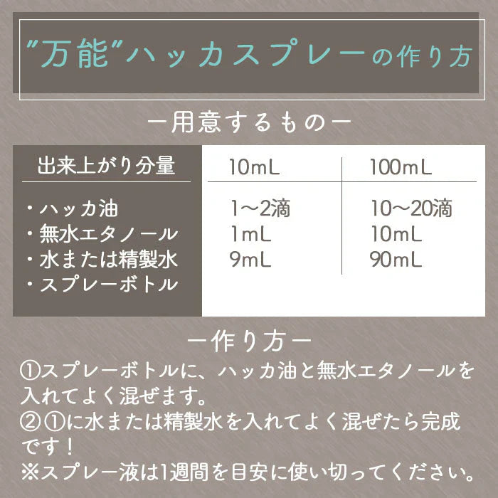 ハッカ油 ハッカオイル  (100ml)