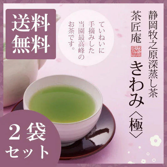 【2個セット】日本橋いなば園 静岡深蒸し茶 手摘み きわみ 100g ネコポス メール便送料無料