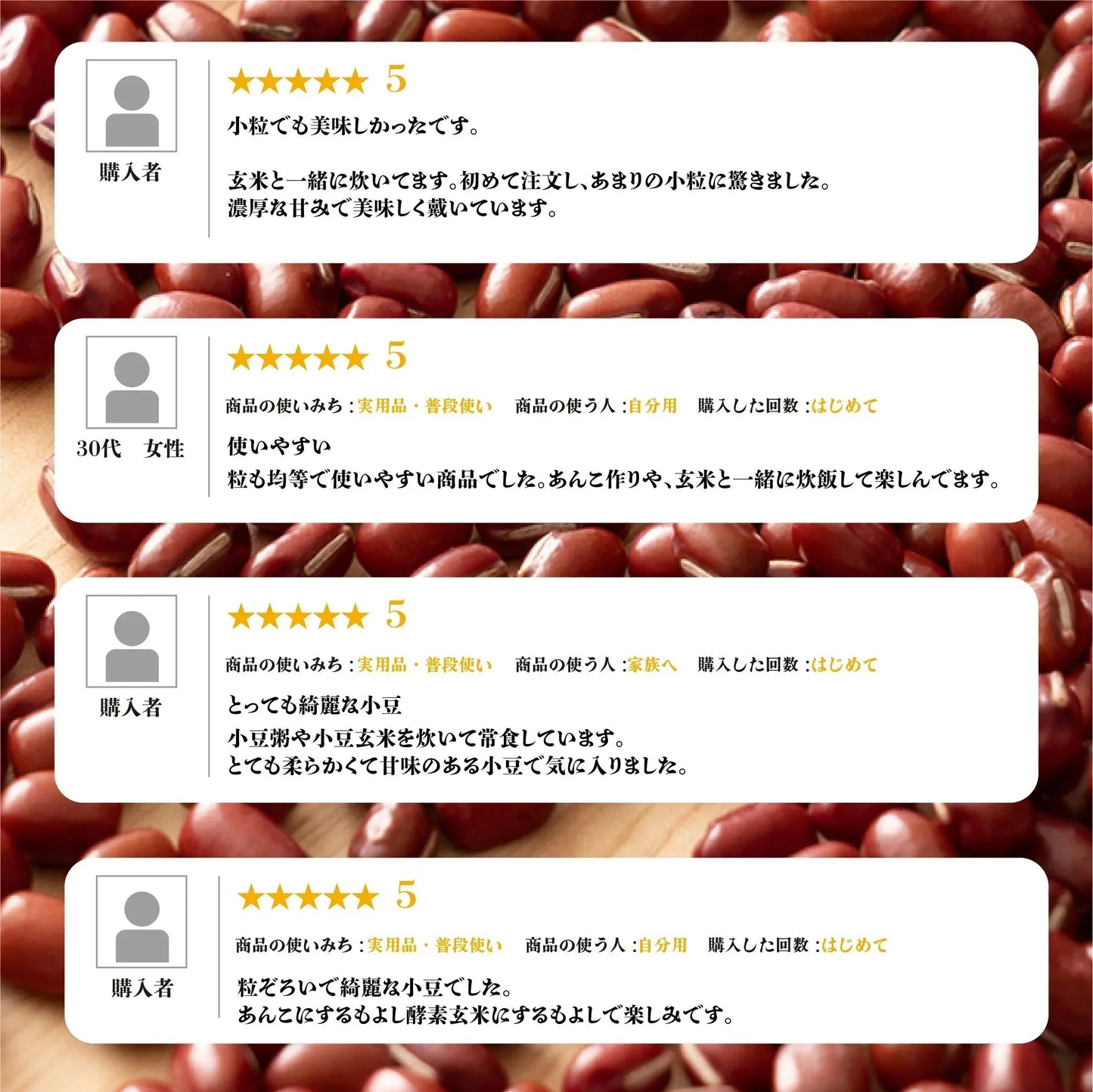 雑穀 雑穀米 国産 小豆 24kg(400g×60袋)