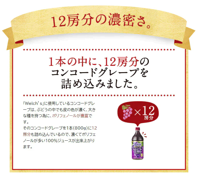 【期間限定品：29%OFF特価！】まとめ買い［1,165円/1ケース］アサヒ飲料 ウェルチ ドリンク ギフト Welchi's ギフト W15 6ケース [160g × 12本/1ケース] グレープ オレンジ アップル [本州は送料無料]