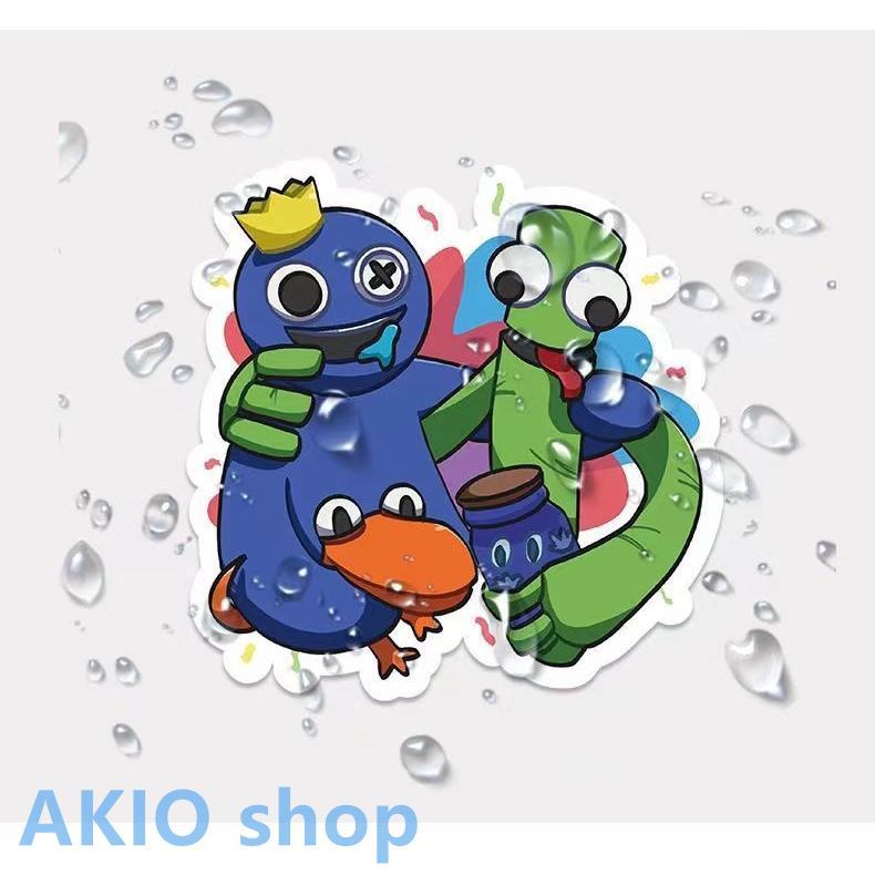 レインボーフレンズ スッテカー 60枚セット シール 防水 for roblox rainbow ファットレインボー人気ゲーム おもしろい 手帳 ノート ヘルメット適用 s038