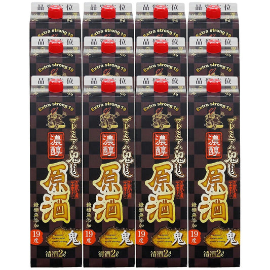 【送料無料】小山本家 プレミアム鬼ころし 濃醇原酒 19度 2000ml 2L×12本【北海道・沖縄県・東北・四国・九州地方は必ず送料が掛かります】