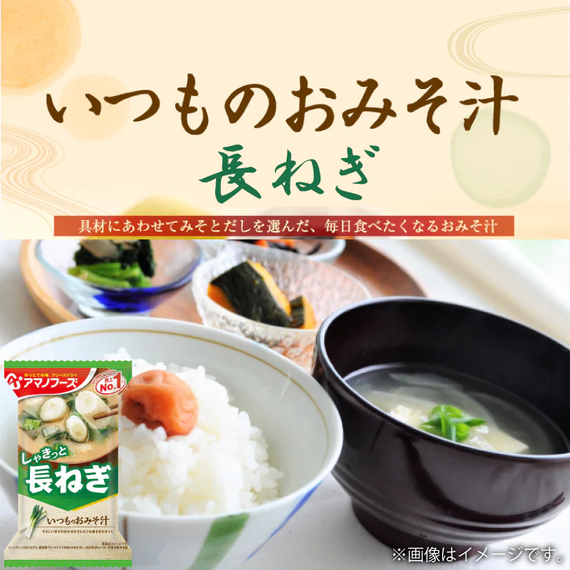 アマノフーズ いつものおみそ汁 長ねぎ 10食