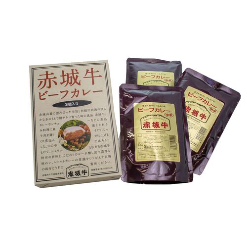群馬 赤城牛カレー ゴールドタイプ 200g×7 (中辛)