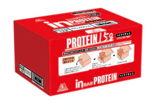 【カートアップNG】【36本】プロテインバー inバー インバー プロテイン 森永 ベイクドチョコ たんぱく質 おやつ 間食 非常食 保存食 備蓄 防災 まとめ買い 仕送り お菓子
