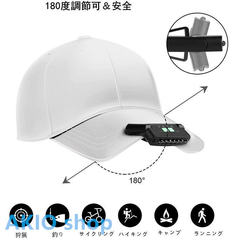 LEDヘッドライト 帽子ライト キャップライト クリップ式 200ルーメン USB充電 角度調整 センサー機能 釣り/ウォーキング キャンプ 防水仕様 s037C(ブルー)