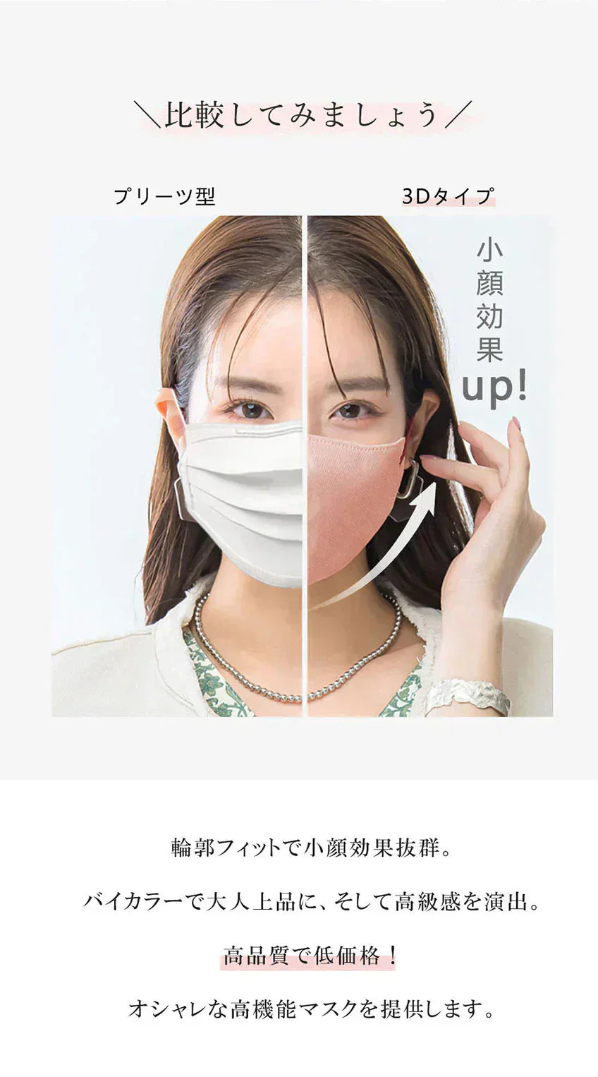 2025新色追加・グレージュ マスク 60枚(10枚×6パック)【飛沫対策マスク・敏感肌向け】 小顔マスク 3Dマスク MASCLUB マスクラブ 3Dカラーマスク 立体マスク 薄手マスク 立体マスク 血色マスク 使い捨て 小顔 柔らかゴム紐採用 耳が痛くならない PM2.5/花粉/微粒子対応カット