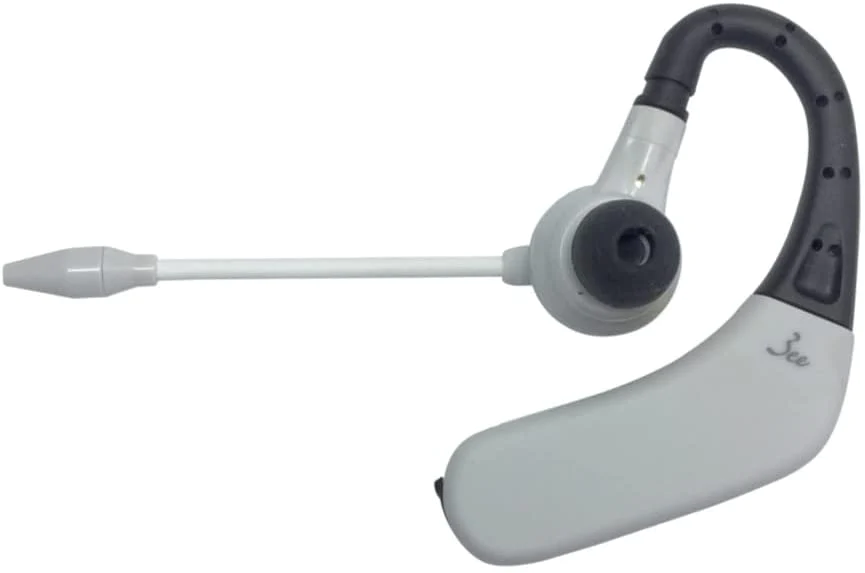 3ee Bluetooth ヘッドセット Call 02 ライトグレー（モノラル 片耳イヤホンタイプ） ノイズキャンセリングマイク