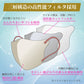 iiもの本舗 3D立体マスク スマートタイプ バイカラー サンドベージュ ふつうサイズ 30枚入り X6箱