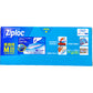 ziploc 旭化成 フリーザーバッグ ダブルジッパー 冷凍解凍用 Mサイズ 35枚入り X6箱
