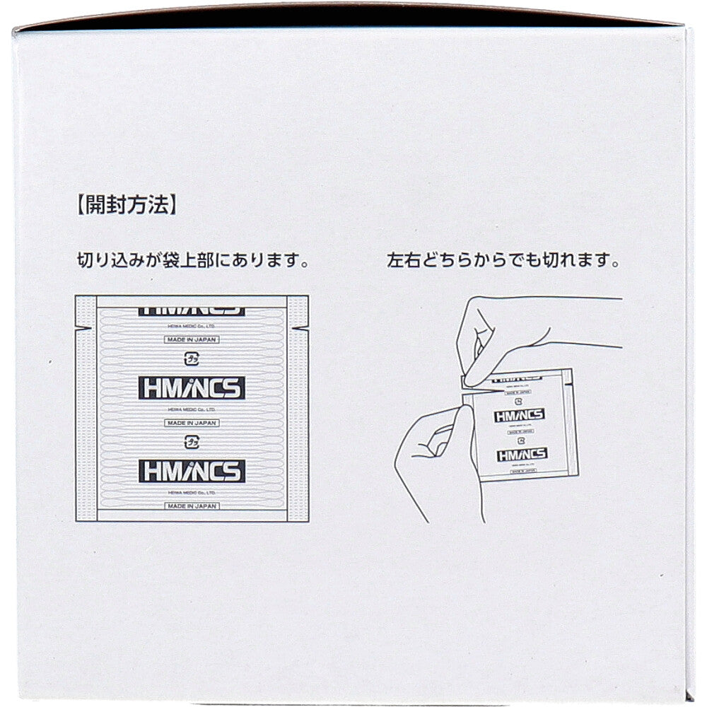 平和メディク 日本製工業用綿棒 HMINCS ミンクス スリムトンガリ型タイプ SW802 25本X100シート入り