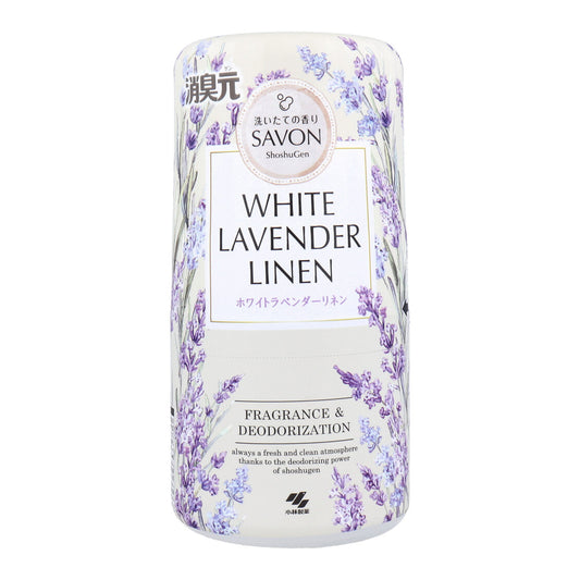 小林製薬 消臭元 SAVON サボン 室内・トイレ用 ホワイトラベンダーリネン 400mL X6個