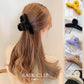 (イェロー)クリップ　もこもこ　　フェイクファー　ヘアピン　ヘア留め　冬　ヘアアクセサリー　ヘア爪　クランプ　かわいい　オシャレ　髪飾り　大人　かわいい　クリスマス　上品
