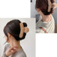 (イェロー)クリップ　もこもこ　　フェイクファー　ヘアピン　ヘア留め　冬　ヘアアクセサリー　ヘア爪　クランプ　かわいい　オシャレ　髪飾り　大人　かわいい　クリスマス　上品