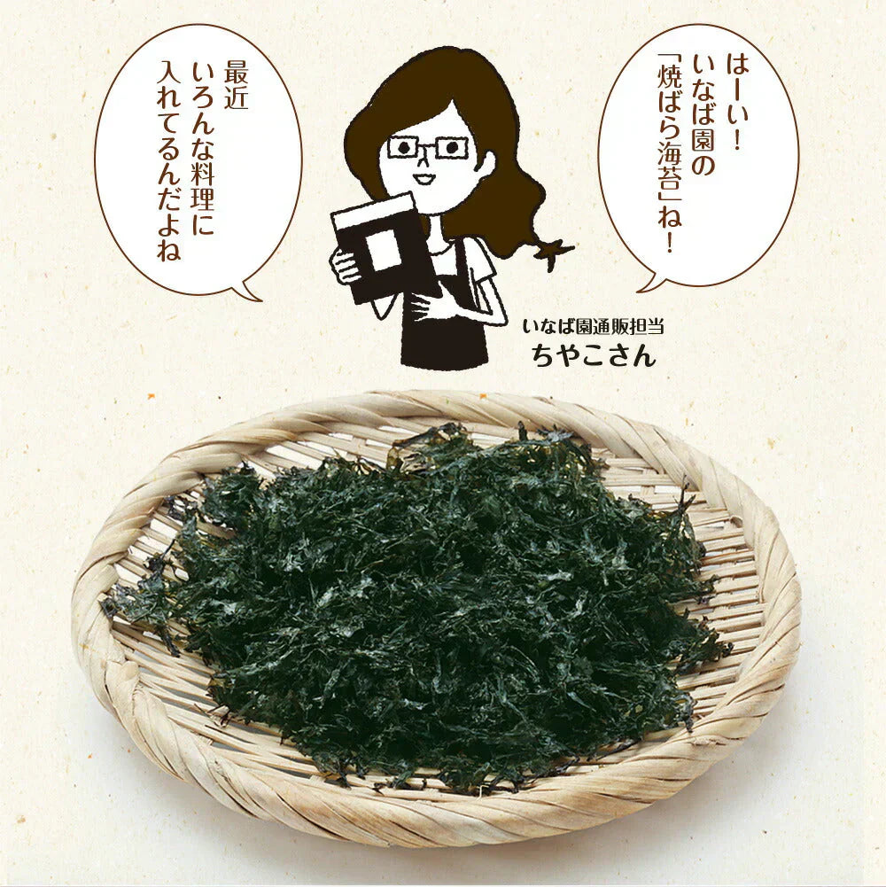 日本橋いなば園 三河湾産 焼きばら海苔 40g ネコポス メール便送料無料