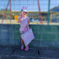 キャップ 帽子 ピンクうさぎ キッズ 子供 ハット 女の子 男の子 日よけ 安い 紫外線カット UVカット 通園 通学 メッシュ マジックテープ止め 通気 外出 スポーツ 52 54 56cm