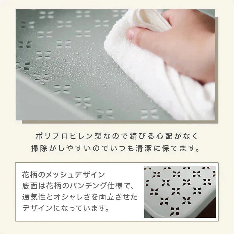 【ホワイト】【天板付き】キッチンワゴン ワゴン 2段 3段 高さ調節 取っ手付き キャスター付き ハンドル バスケットトローリー 収納アイテム 天板 スリム キッチン収納 ベビーワゴン スリム おしゃれ 収納ラック
