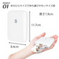【本体】シール ラベルプリンター スマホ対応 フォトプリンター 持ち運び Andoroid iphone ミニプリンター アルバム作り