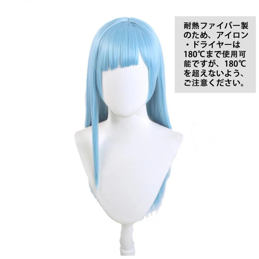 耐熱コスプレウィッグ 呪術廻戦 三輪霞（みわ かすみ） 風 グッズ ウィッグ かつら コスチューム 舞台 ハロウィン クリスマス (ウィッグネット付き)
