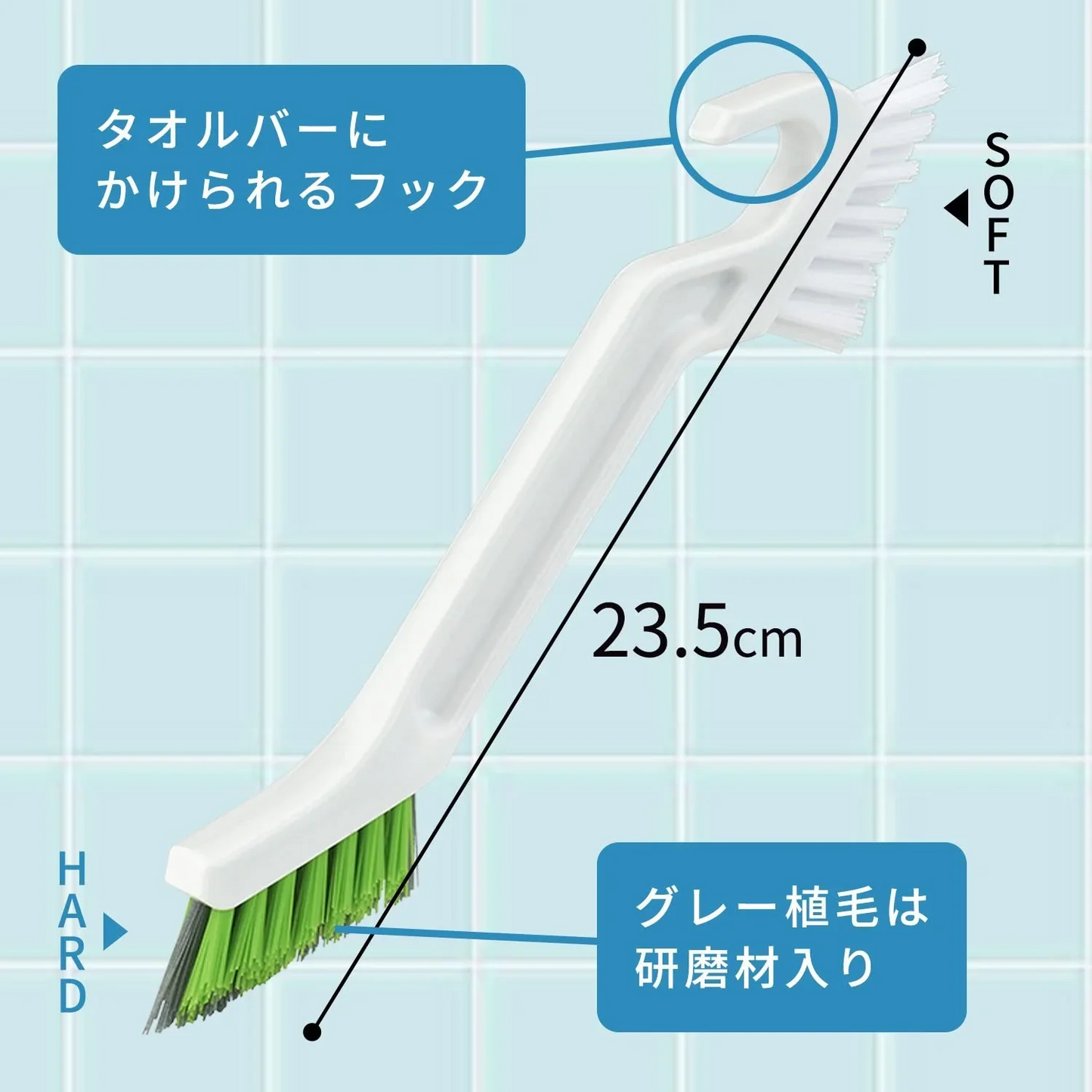 黒カビくん目地研磨ブラシ カビ 黒カビ 激落ちくん 目地 研磨ブラシ 【激落ち 2WAY 研磨粒子 研磨】