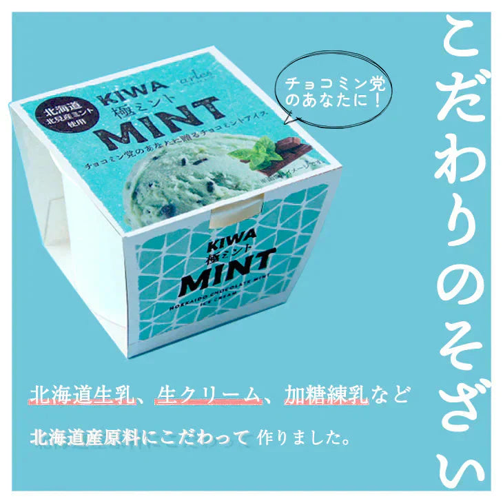 北海道 チョコミントアイス 12個 ～極ミント～ ベイクドアルル