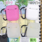 airpods1 クリア airpods2 対応 エアーポッズ エアポッツ 1/2 ケース カバー シリコン かわいい キズ防止 耐衝撃 全面保護 紛失防止 8色あり